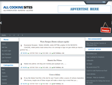 Tablet Screenshot of allcookingsites.com